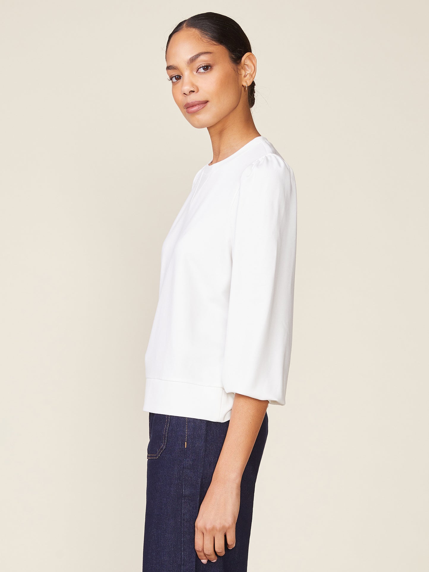 Mercury 3/4 Sleeve Ponte Top