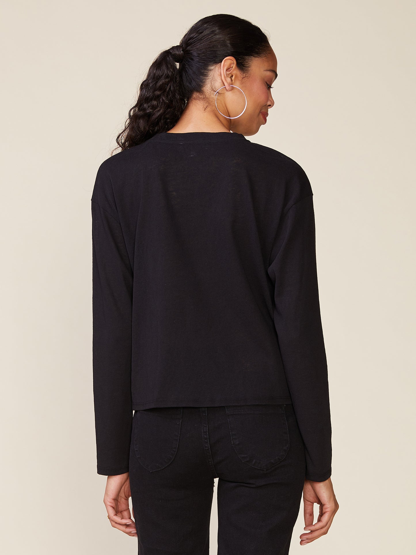 Front Twist Linen Like Top
