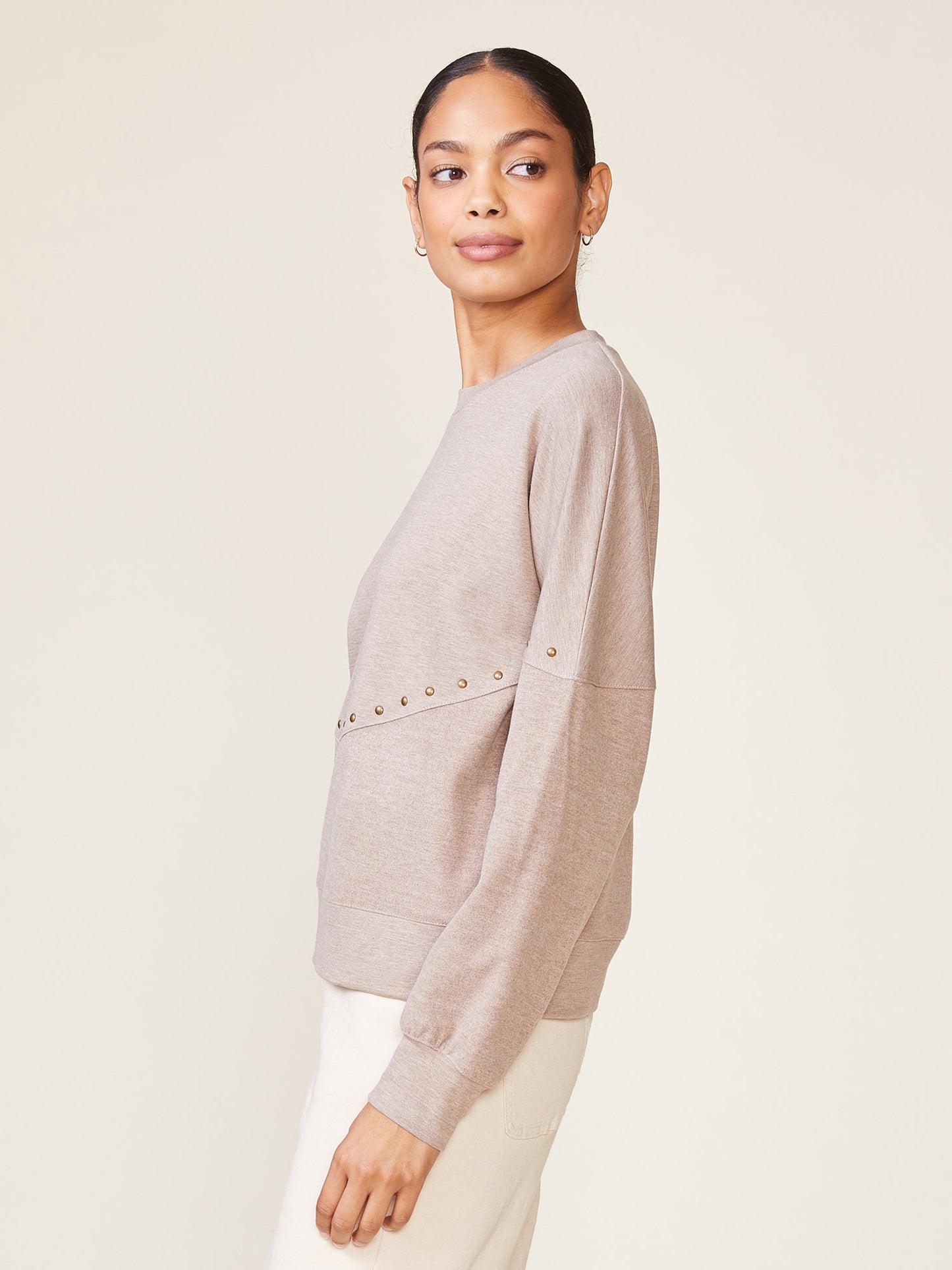 Studded Duet Pullover