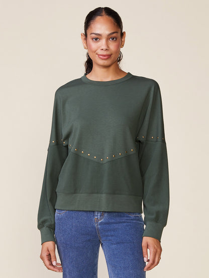Studded Duet Pullover