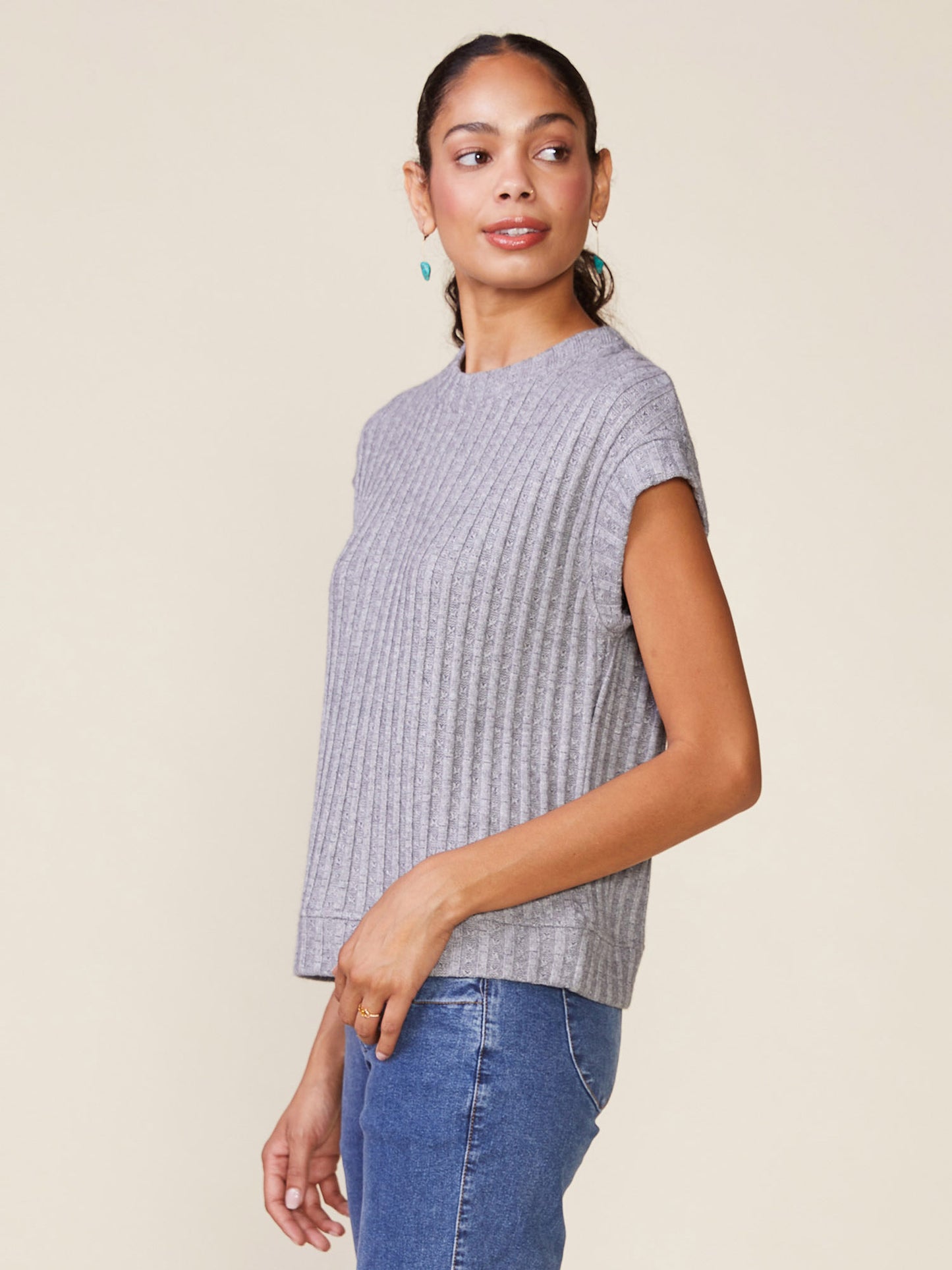 Sweater Rib Vest