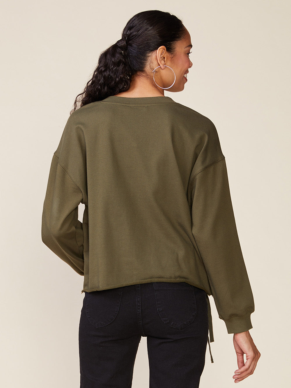 Unplugged Cinched Pullover