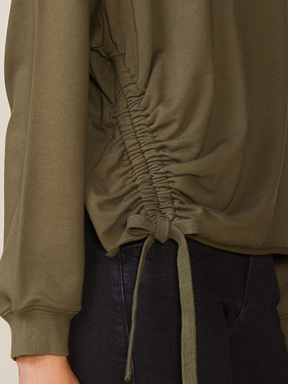 Unplugged Cinched Pullover