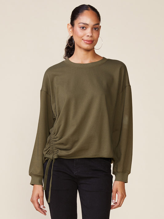 Unplugged Cinched Pullover