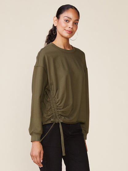 Unplugged Cinched Pullover