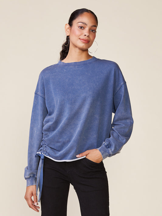 Unplugged Cinched Pullover