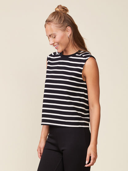 Stripe Muscle Tee