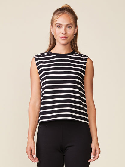 Stripe Muscle Tee