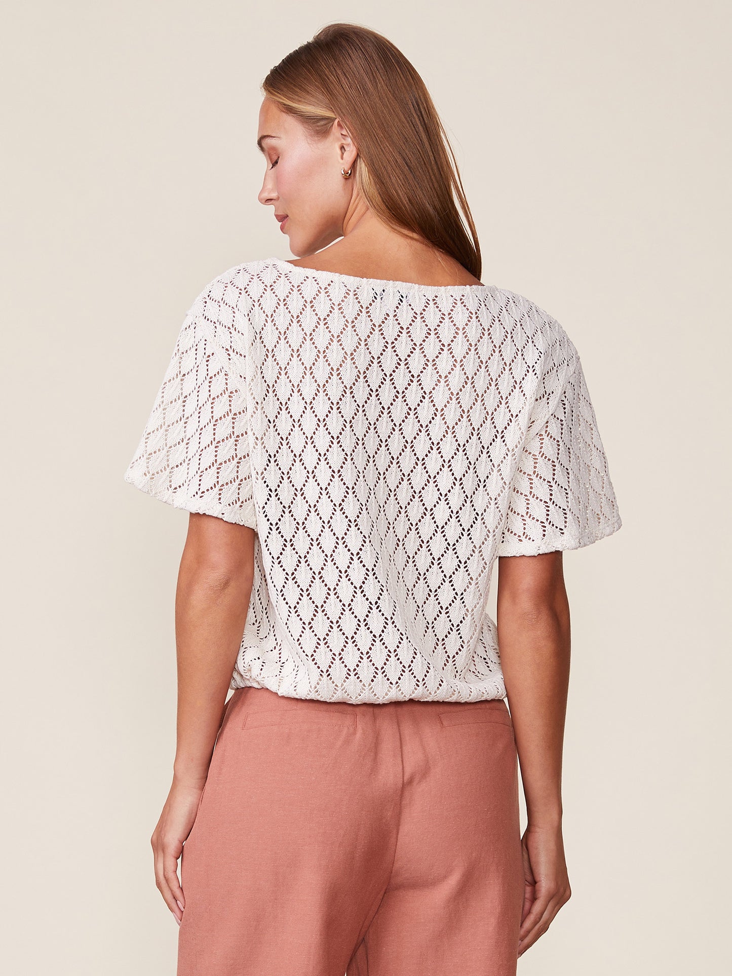 Crochet Boat Neck Top