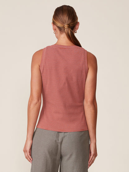 Stripe Rib Knit Tank