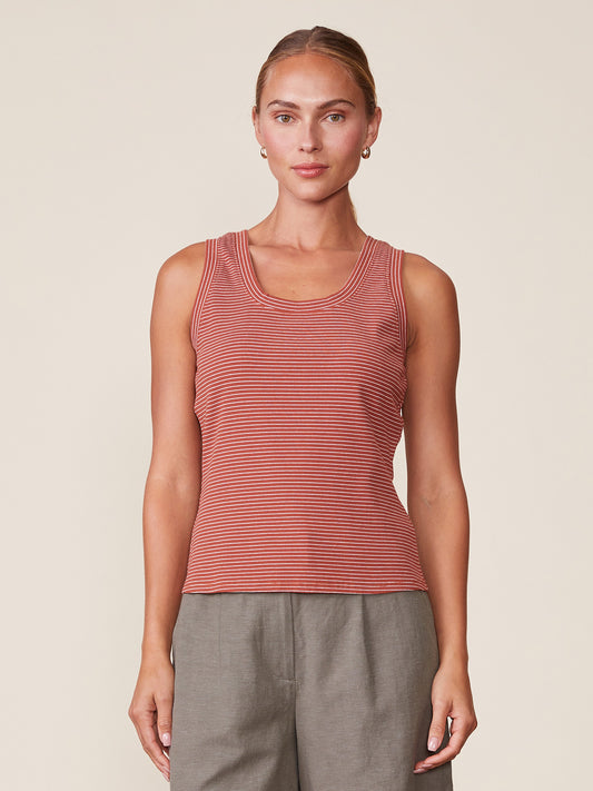 Stripe Rib Knit Tank