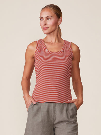 Stripe Rib Knit Tank