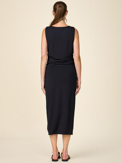 Legendary Knot Front Midi Skirt
