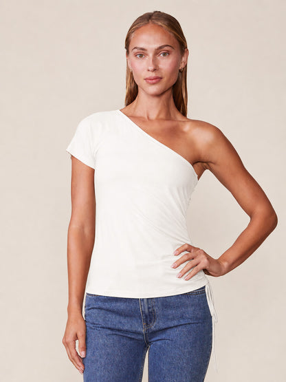 Legendary Cinched One Shoulder Top