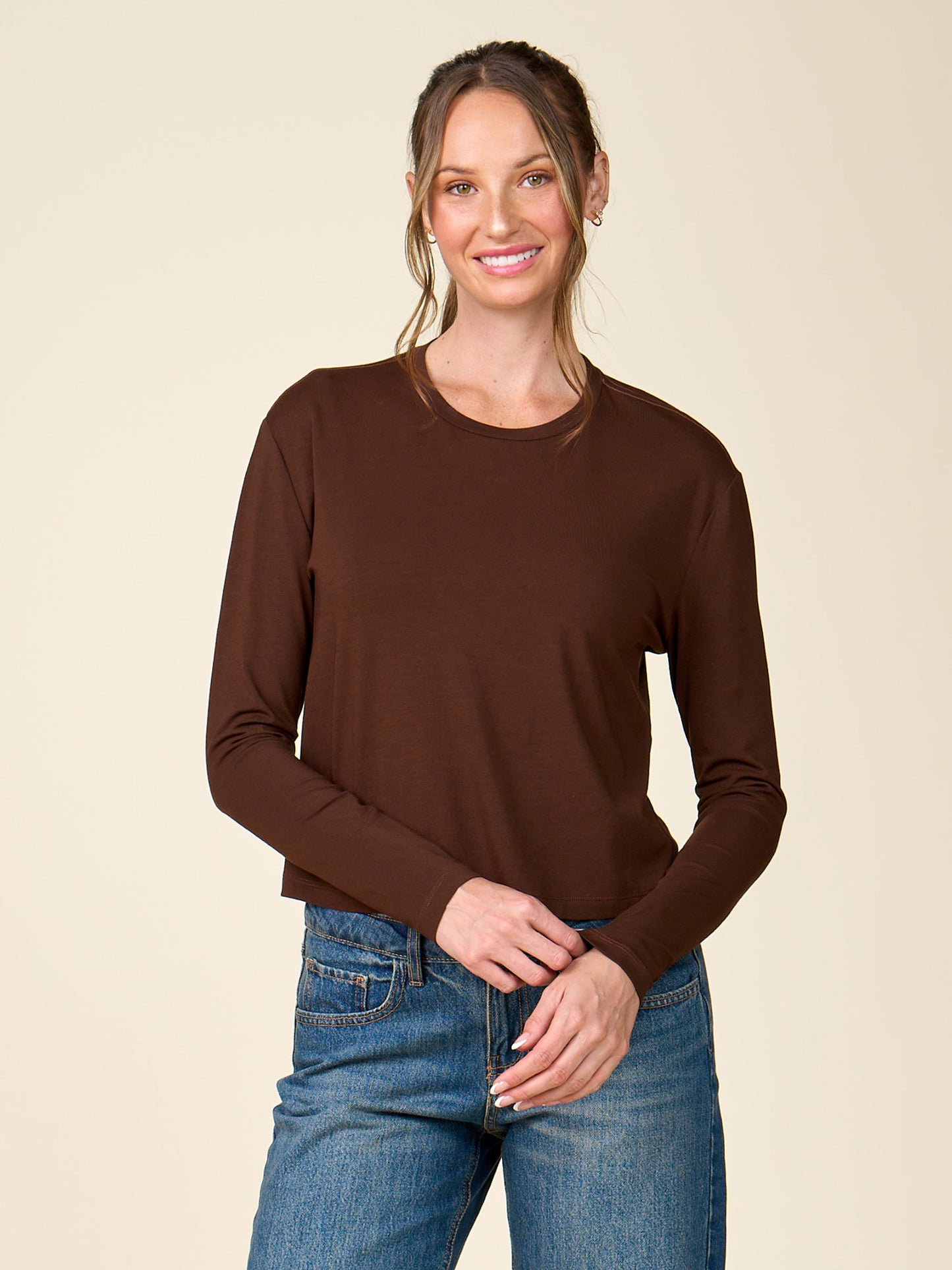 Long Sleeve Pima Cotton Tee