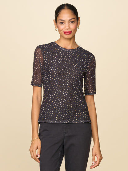 Printed Mesh Tee