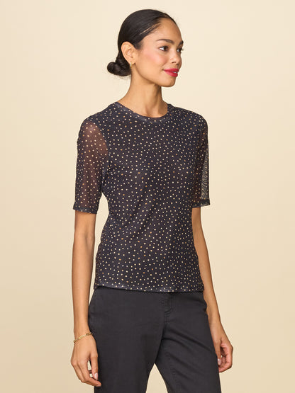 Printed Mesh Tee