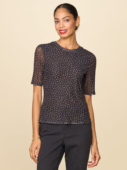 Printed Mesh Tee