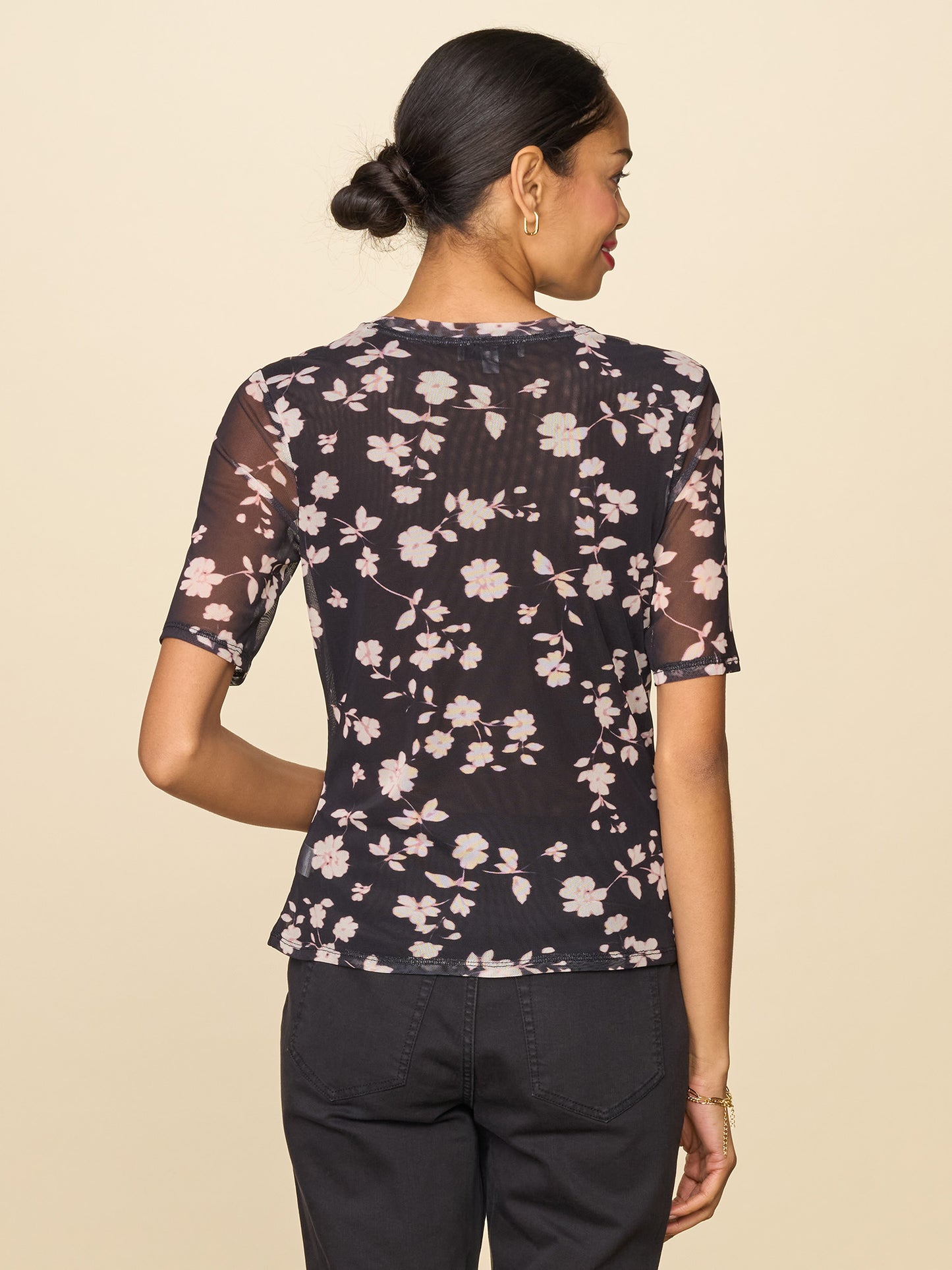 Printed Mesh Tee