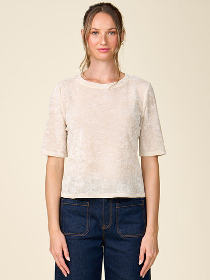 Velvet Mesh Tee