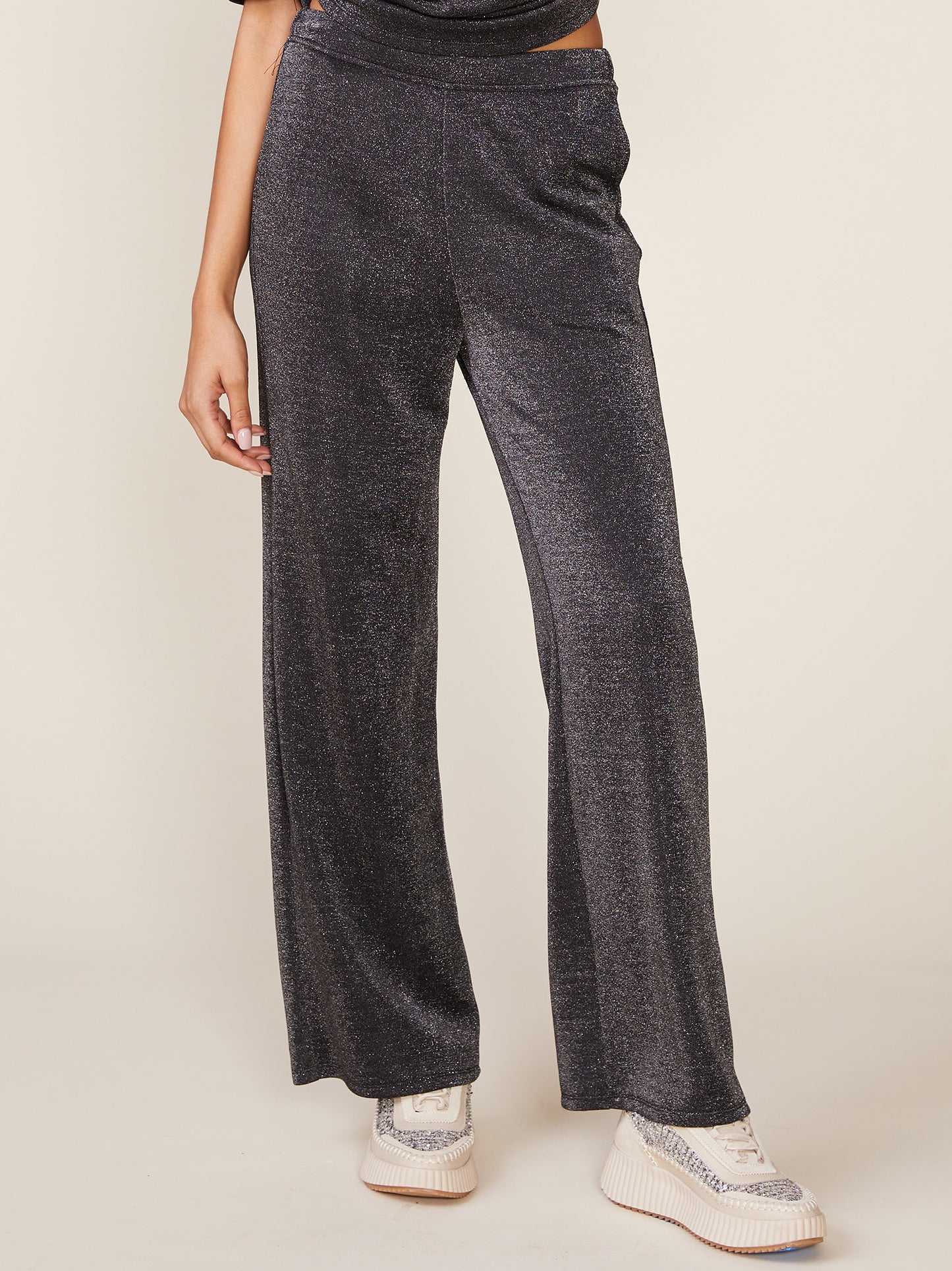 Glitter Knit Pants