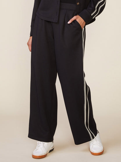 Fine Rib Scuba Straight Trousers