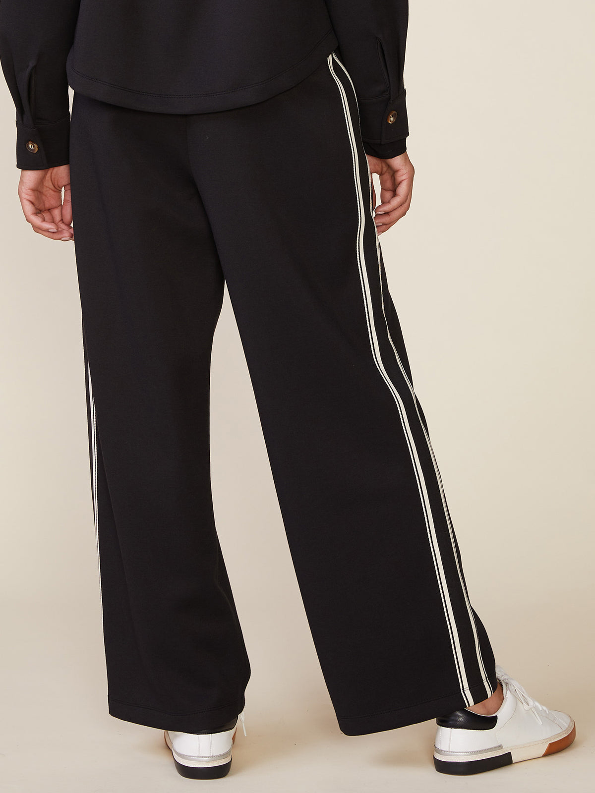 Fine Rib Scuba Straight Trousers
