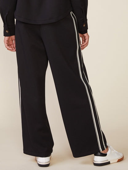 Fine Rib Scuba Straight Trousers