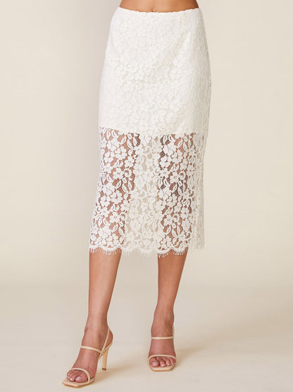 Lace Midi Skirt