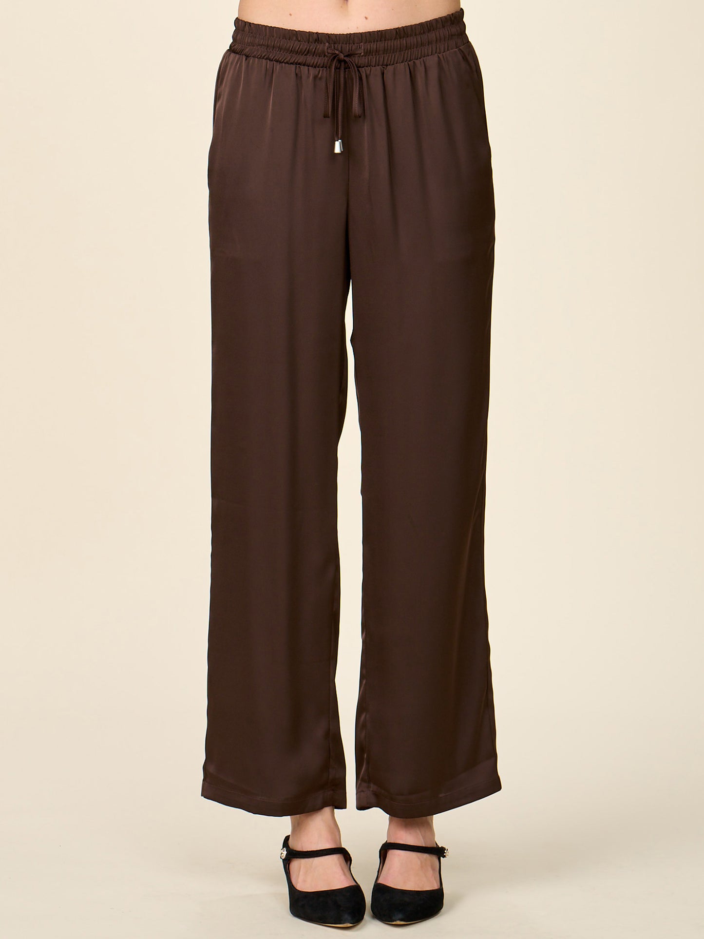 Sunset Satin Drawstring Pants