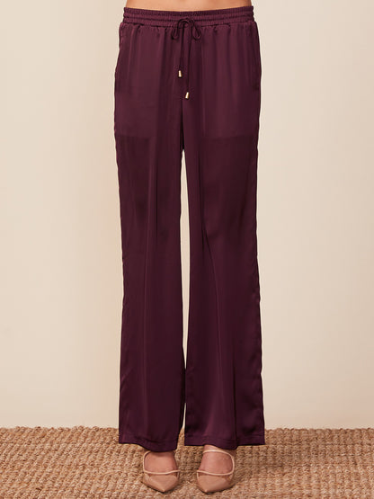 Sunset Satin Drawstring Pants