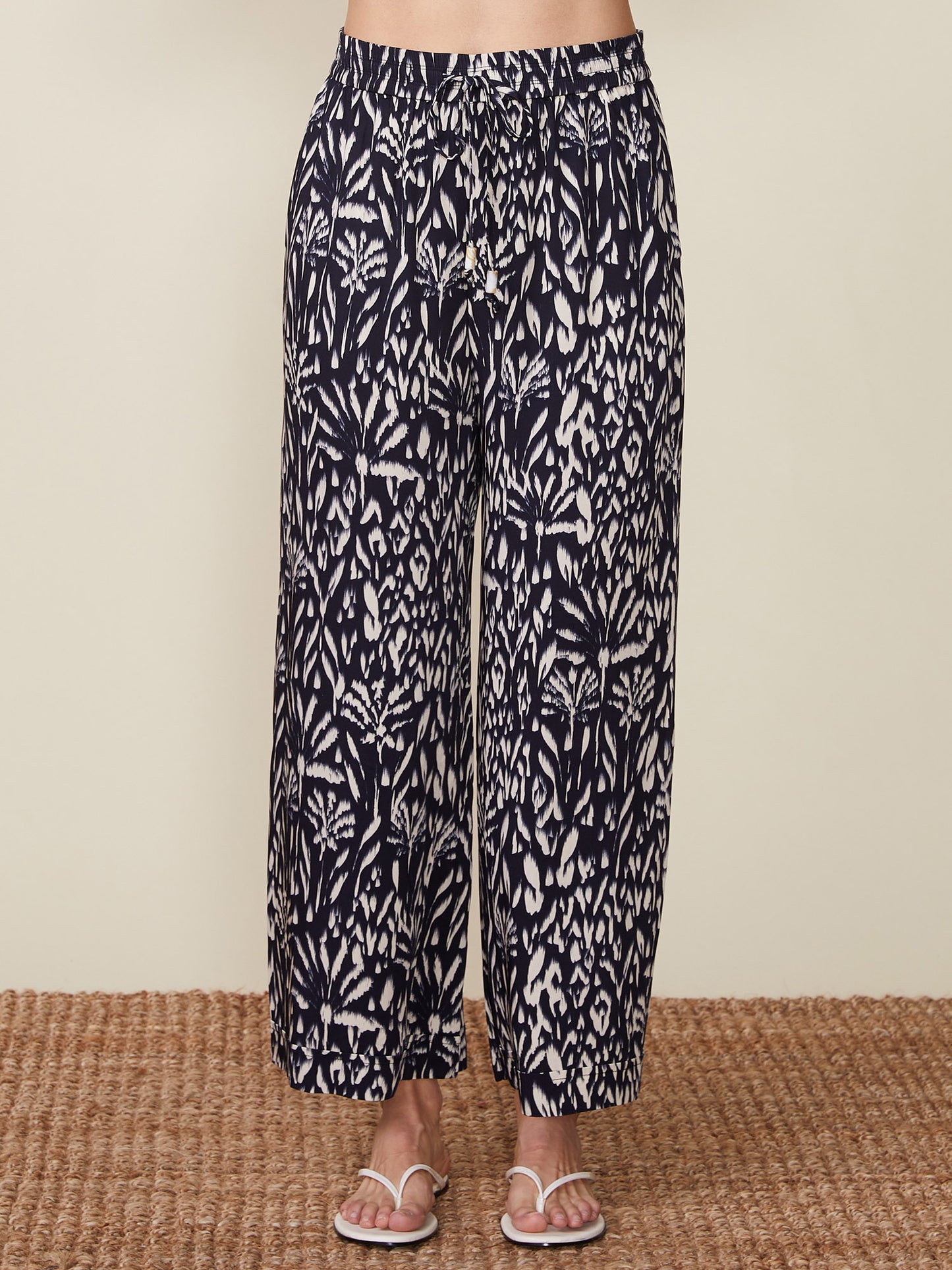 Printed Drawstring Pants
