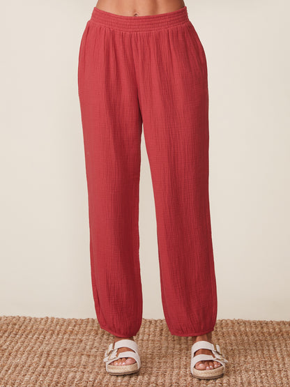 Smocked Waist Pants