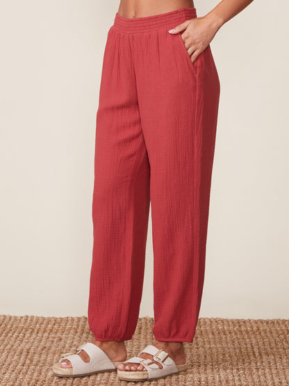 Smocked Waist Pants
