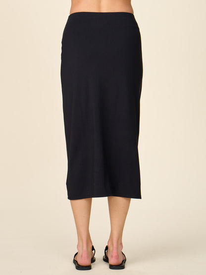 Legendary Knot Front Midi Skirt