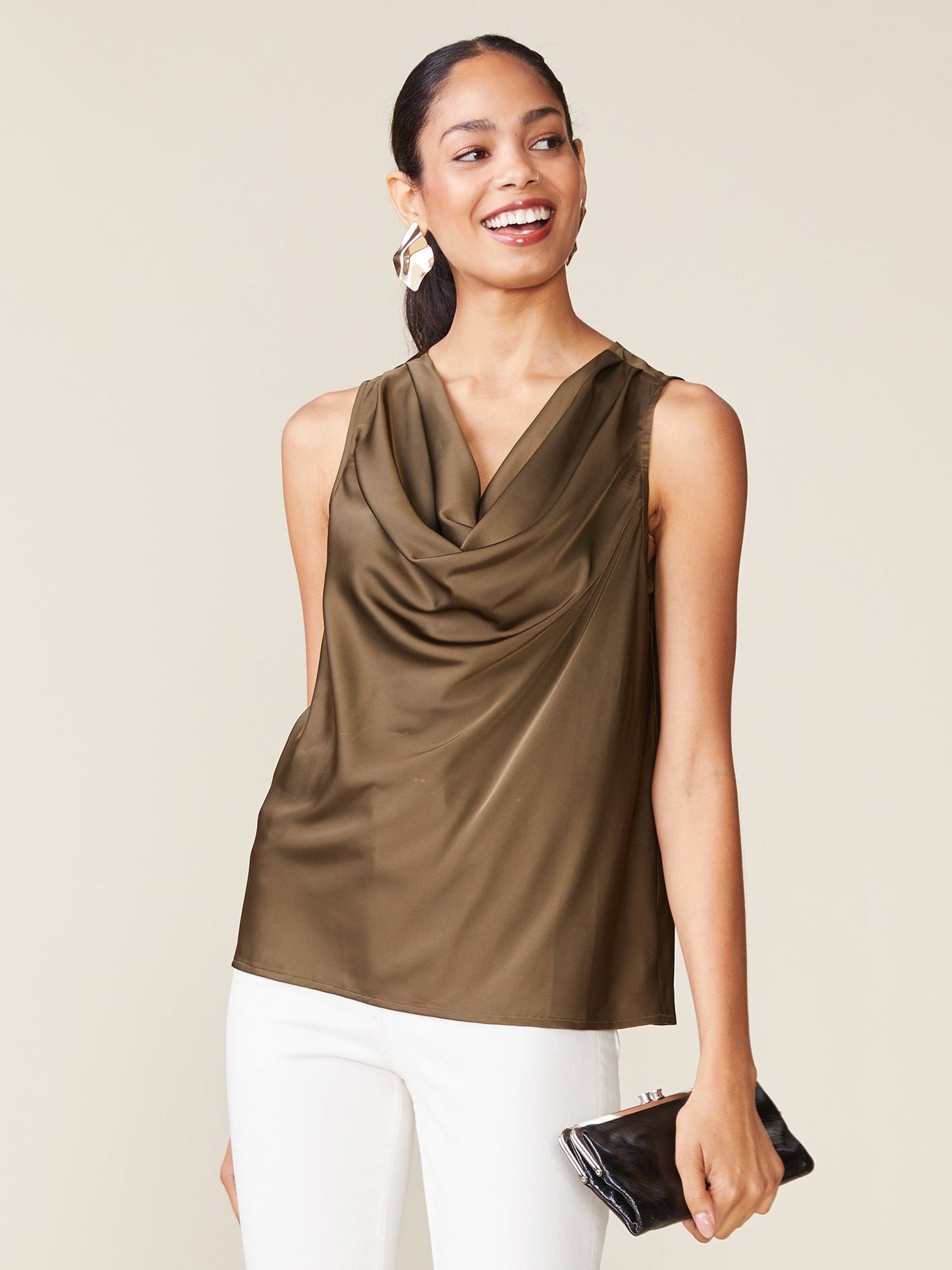 Shine on Satin Cowl