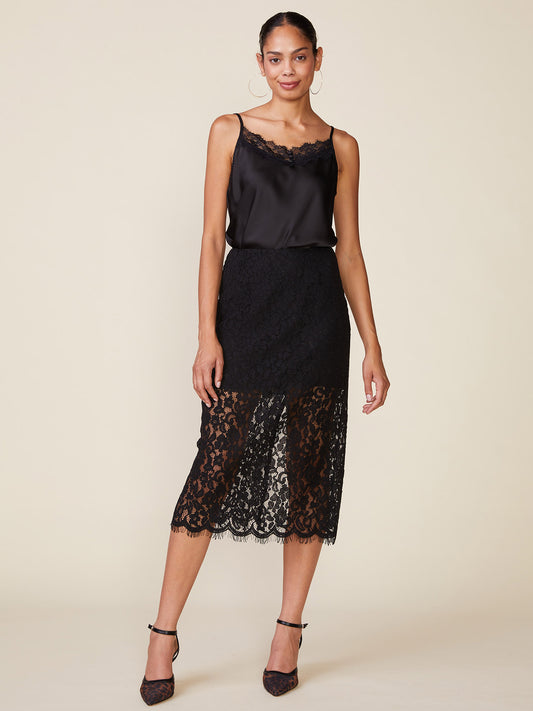 Lace Midi Skirt