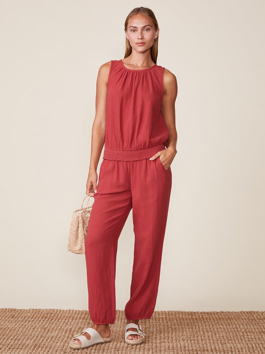 Smocked Waist Pants