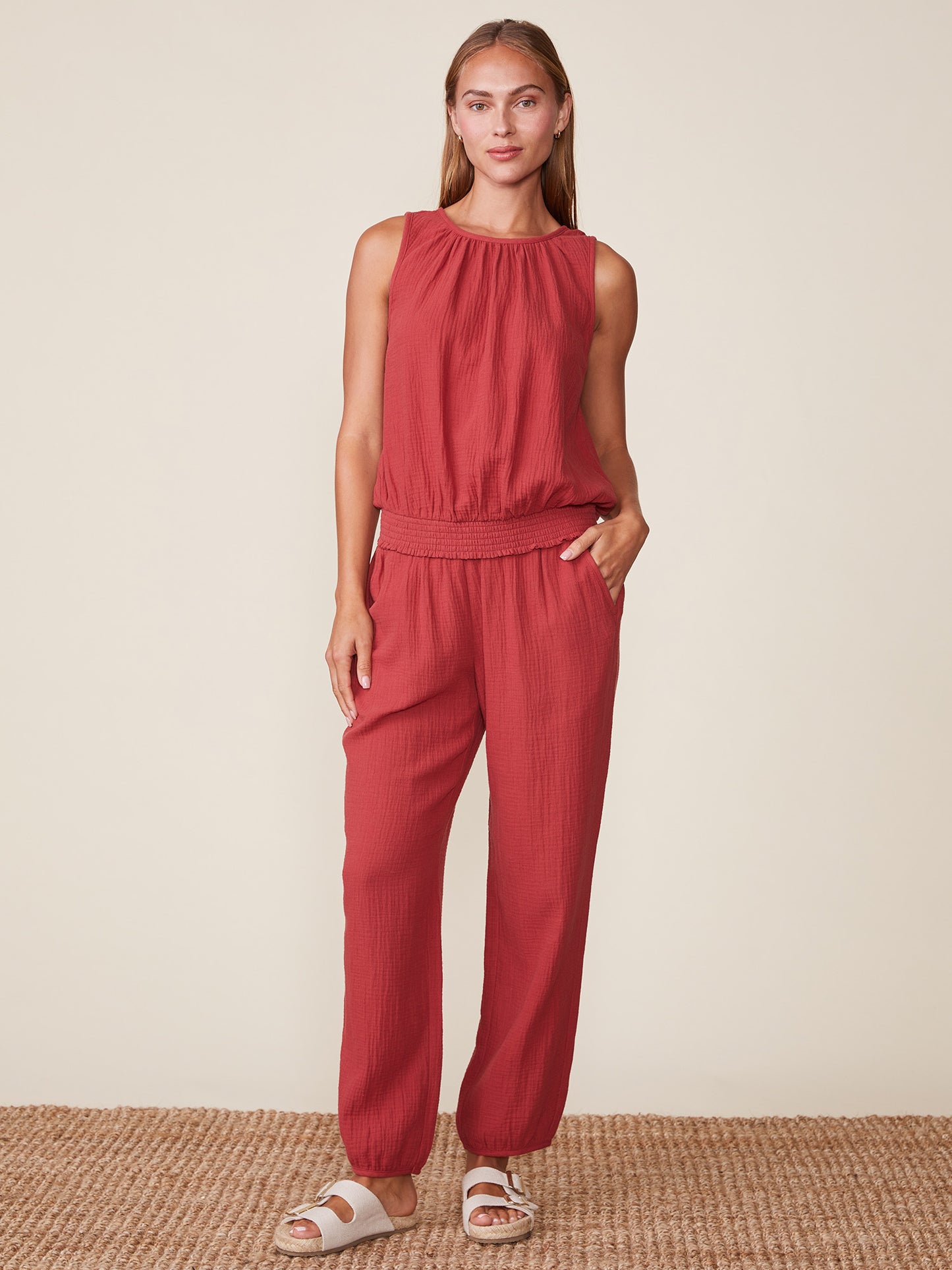 Smocked Waist Pants