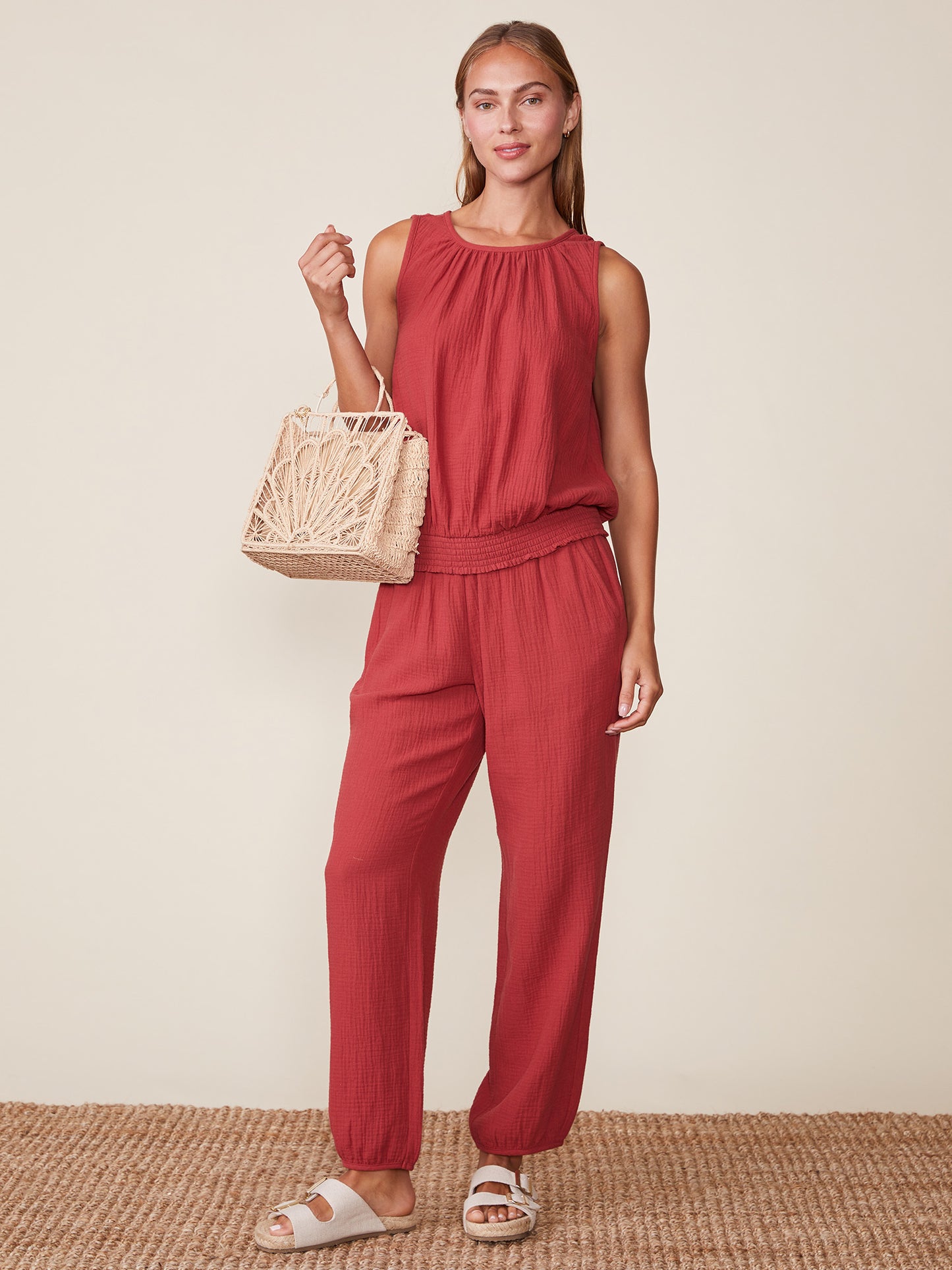 Smocked Waist Pants